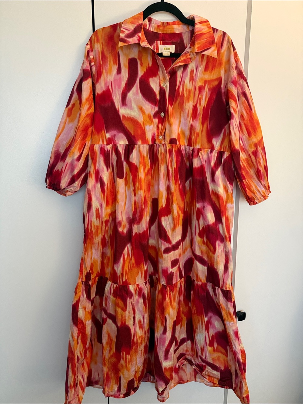 Maeve Bettina Cotton Midi Shirtdress
